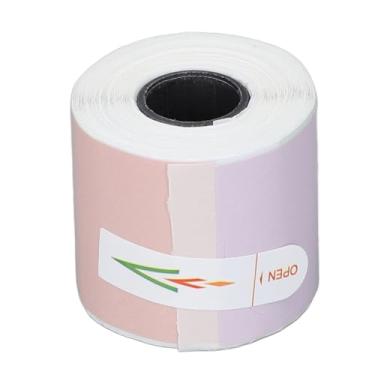 Imagem de Etiquetas de adesivos térmicos redondos 30x30mm Impressão térmica direta de autônoma Nenhuma tinta necessária multiuso para pequenas empresas Organização de inventário Office Home (Cor pura)