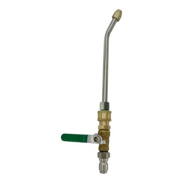 Imagem de Gralara Adaptador de mangueira para haste de lavadora de alta pressão, acessórios para lavagem de carros em casa e no quintal, 27 Cm 30 Graus