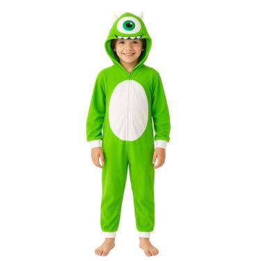 Imagem de Pijama Infantil Macacão Kigurumi Fantasia Mons Mike Parmalat