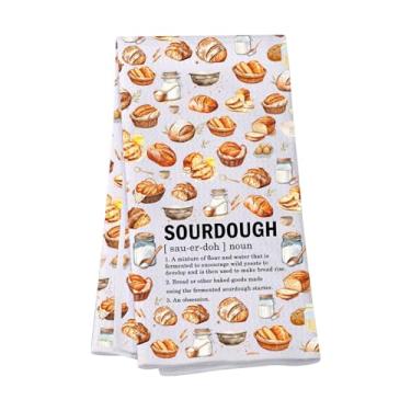Imagem de VAMSII Sourdough Baker Toalha de cozinha Sourdough Lover Gift Sourdough Bread Gifts Bread Baking Gifts Baking Master Gift (USSourdoughTowel)