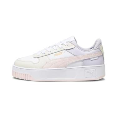 Imagem de PUMA Sapato náutico esportivo feminino, Puma Branco Frosty Pink Alpine Snow, 39