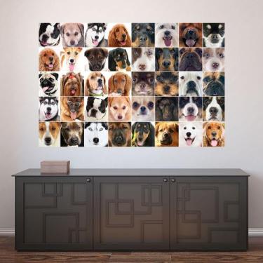 Imagem de Painel Adesivo de Parede - Cachorros - Pet Shop - 1296pnm - Allodi