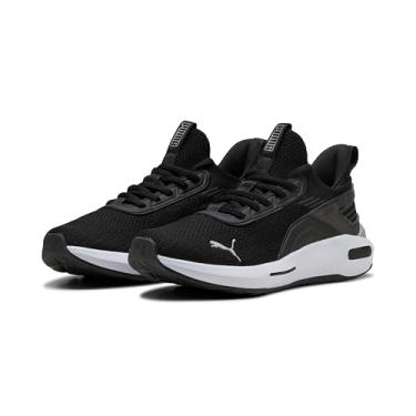 Imagem de PUMA Tênis de corrida masculino para jogging Road, Puma Preto PUMA Branco PUMA Prata, 12 Women/10.5 Men
