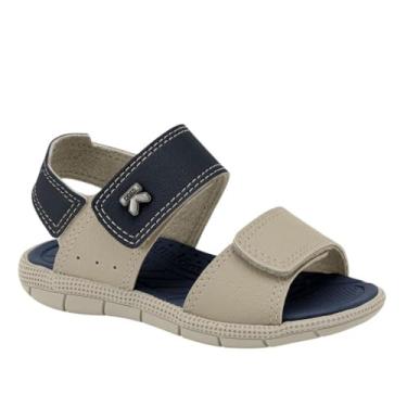 Imagem de Papete Infantil Menino Klin Tic Tac Casual Linho/marinho Tamanho:27