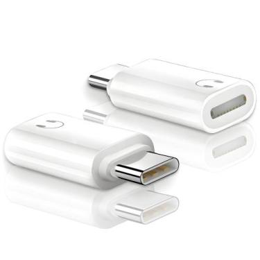 Imagem de Adaptador de áudio USB C para fone de ouvido Lightning, pacote com 2 -
