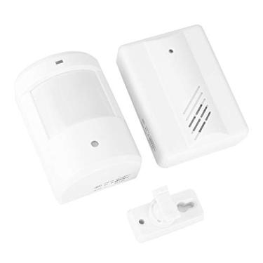Imagem de ZJchao Sino Porta do Sensor, a Campainha de Boas -vindas Alarme do Infravermelho do Detector de Infravermelho Entrada de Sino de Segurança Sensor de Movimentação do Sensor de