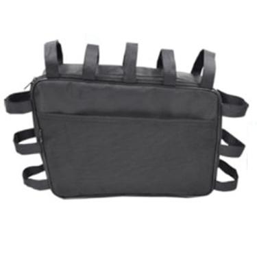 Imagem de Fenteer Bolsa para quadro de bicicleta, bolsa frontal para tubo superior, mochila para ciclismo com alça, para bicicleta elétrica para óculos de ciclismo, Style F
