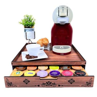 Imagem de Bandeja Porta Cápsulas 41x40 Dolce Gusto Natural 36 Unidades - Facris