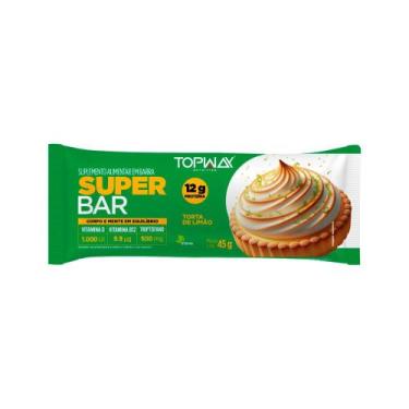 Imagem de Barra De Proteína Super Bar Topway Sabor Torta de Limão 45g