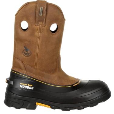 Imagem de Georgia Men's Boot Muddog Waterproof Work Composite Toe Gold 12 D