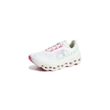 Imagem de On Cloudmonster Tênis feminino, Branco/lima, 40