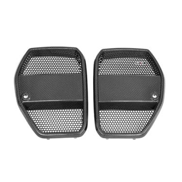 Imagem de Compatível com BMW M3 M4 G80 G82 AX Estilo Fibra de Carbono Seco Saias Laterais Grade Dianteira Lip Difusor Traseiro Kits de Carroceria Peças Automotivas(Grille)