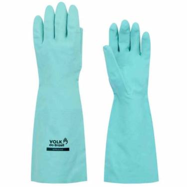 Imagem de Luva de Segurança Antiderrapante Nitrílica 45 EPI Profissional Volk