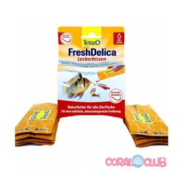 Imagem de Tetra FreshDelica BloodWoorms 48g - Natural Snack