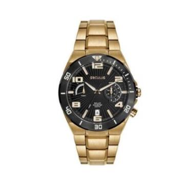 Imagem de Relógio Seculus Solar Masculino Dourado E Preto 77341gpsvha2 Dourado Preto Preto-Masculino