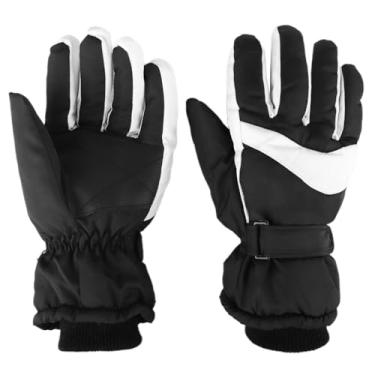 Imagem de Eohak Luva masculina de esqui de inverno para homens e mulheres, luvas quentes de inverno, luvas de snowboard à prova de vento para clima frio