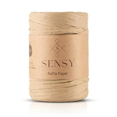 Imagem de Papel de ráfia Sensy Premium 438 jardas, fita de papel (natural)