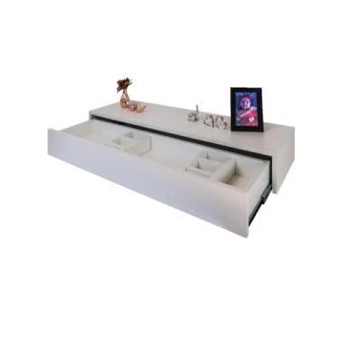 Imagem de Penteadeira ou Console com Gaveta 100cm | Corrediças Metálicas para Camarim e Sala