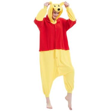 Imagem de Macacão Animal Onesie HvnTjvn Pooh, pijama unissex para adultos
