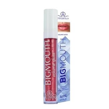 Imagem de Lip Volume Gloss Incolor Glitter Brilho Aumenta Lábios com Vitamina E D-Pantenol e Acido Hialuronico (Rosê Glitter)