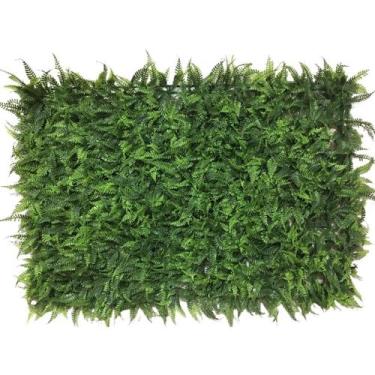 Imagem de 6 Placas Parede Samambaia Artificial Jardim Vertical 60x40 - Cacaia Fl