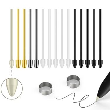 Imagem de NWANTF Pontas/pontas de metal macias/de substituição para Samsung Galaxy Tab S10+/S10 Ultra S9/S9FE+/S9 Ultra/S8/S8+/S8 Ultra/S7/S7 FE/S6/S6 Lite/S22/S23/S24 Ultra S, pontas + clipe + organizador