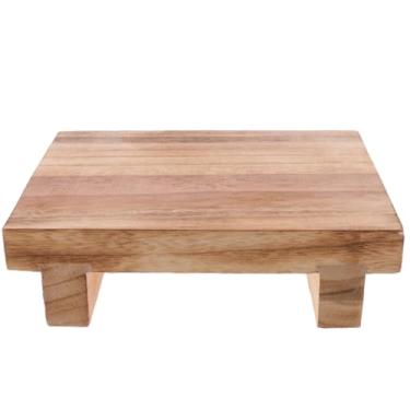 Imagem de MAGICLULU Pufe Para Idosos, Crianças, Apoio Os Pés, Sofá, Adultos, Penico, Mesa De Jantar Simples Madeira, Escritório, 25,00 X 18,00 7,00 Cm