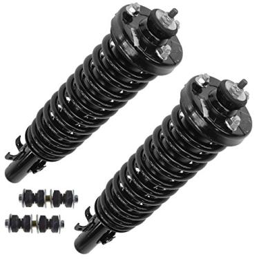 Imagem de Kit de 4 peças de suporte de mola de bobina estabilizador barra oscilante link final LH RH