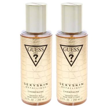 Imagem de Perfume Guess Sexy Skin Metallique Champagne Mist 250 ml, pacote com 2