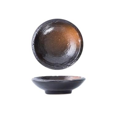 Imagem de Recipiente para lanches, tigelas de mergulho, prato de cerâmica para molho de condimentos, cozinha, sobremesa, salada, perfeito para lanches, churrasco, pratos de lanche