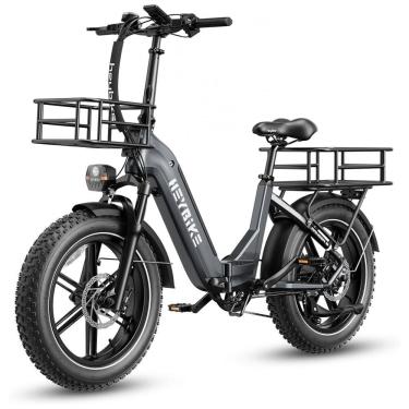 Imagem de Bicicleta Elétrica Heybike Ranger S para Adultos, Motor de 1400W, Pneu Gordo 20" x 4.0", Bateria Removível de 48V 14.4AH, Dobrável