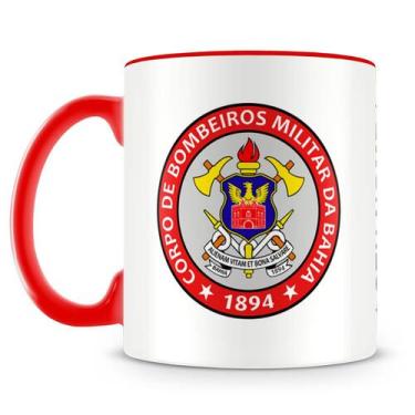 Imagem de Caneca Personalizada Corpo de Bombeiros da Bahia com Nome - Porcelana 