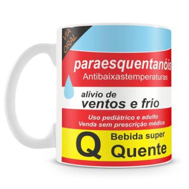 Imagem de Caneca Divertida Remédio Para Esquentar a Alma - 325ml - Amo Canecas