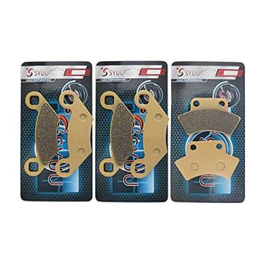 Imagem de Pastilhas de freio dianteiras traseiras compatíveis com Polaris Sportsman 500 400 350 Xplorer 300 400 500 Big Boss 250 300 350 400 500 Scrambler 400L 500 4x4 Magnum 425 Xpress 400 300 Trail Blazer