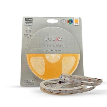 Imagem de Deluxe by Avant Fita LED COB Luce 5 Metros 15W/m 12V, 2700K Branco Quente 1350 Lúmens, Uso Interno Sanca e Decoração