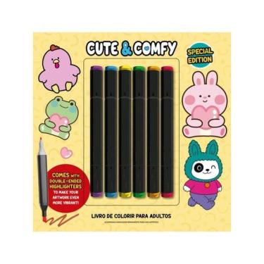 Imagem de Cute & Comfy Coloring Book For Adults - Special Edition - Livro De Colorir Adulto