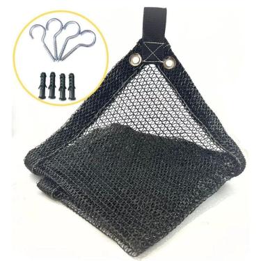 Imagem de Tela Sombrite Hortas E Estufas 50% Preto 2X2 Bainha E Ilhós