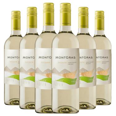 Imagem de Kit Caixa Fechada 6 Vinhos Branco Montgras Estate Sauvignon Blanc