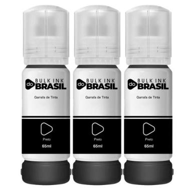 Imagem de Kit 3 Refil De Tinta Para Epson T544 L3150 L3250 L3110 L5190 - Bulk In