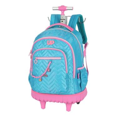 Imagem de Mochila Rodinhas Escolar Viagem Feminina Up4You Menina Grand