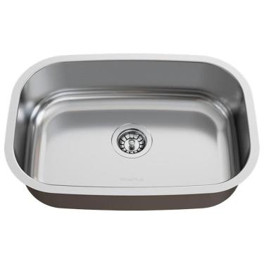 Imagem de Cuba Ghel Plus N1 Brilho Plus Retangular 460x300x170mm - F 3.1/2 Aço Inox 430 com Válvula