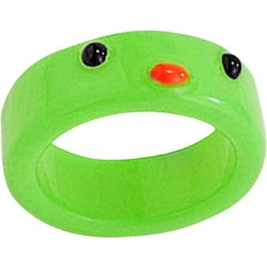 Imagem de Anéis de resina criativos, anéis de resina acrílica de animais fofos anéis empilháveis transparentes anéis personalizados engraçados joias presente para mulheres, 1, 1