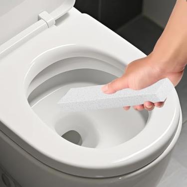 Imagem de 6 peças de pedra de limpeza de vidro de espuma, pedra de limpeza reutilizável para grelhas de churrasco, grelha e remoção de manchas de fogão de vidro (branca)