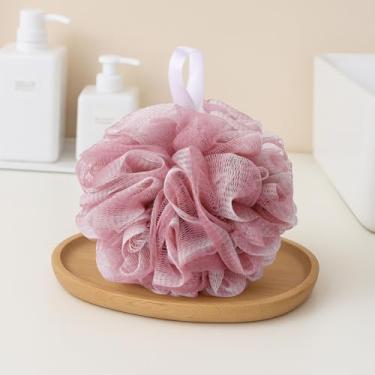 Imagem de Esponja de bucha para chuveiro, esponjas de banho esfoliantes ásperas - esfoliante corporal e traseiro para chuveiro, homens ou mulheres