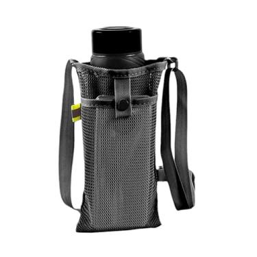 Imagem de 1 bolsa de malha para garrafa de água e celular – leve, durável, resistente à água – perfeita para praia, ao ar livre, esportes, caminhadas, escalada, acampamento e espectadores de futebol americano