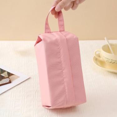 Imagem de Bolsa de armazenamento de roupas íntimas de viagem com alça com zíper bolsa organizadora, sutiãs, calcinhas, tamanho compacto, para bagagem, gaveta, mala