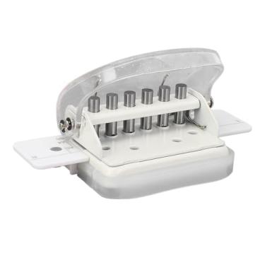 Imagem de Máquina de Perfuração Manual de Folhas Soltas de Folhas Soltas, de 6 Orifícios, de 6 Orifícios, para o Perfurador de Papel para Cartões de Recortes Personalizados para Cartões de Scrapbooking