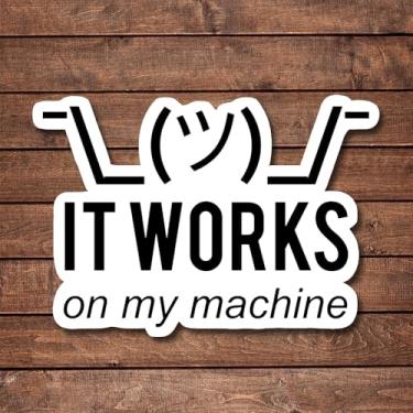 Imagem de 3 adesivos engraçados - Decalques de vinil vibrantes para livros de garrafa de água, mala, geladeira, decoração de mesa - presentes para amigos e colegas de trabalho