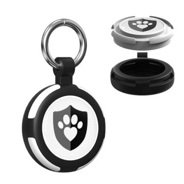 Imagem de Suporte para AirTag para Apple Air Tag, acessórios de silicone preto