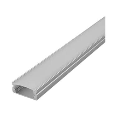 Imagem de Perfil De Alumínio Para Fita De LED De 8-12mm Formato U/V Pacote De 2-